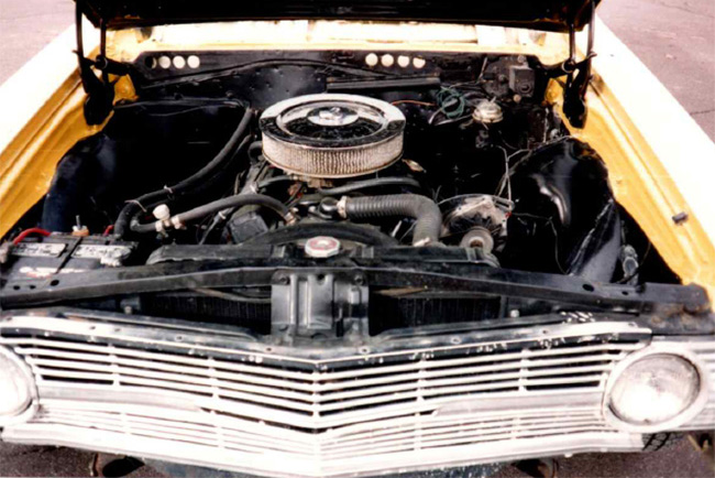 chevelle engine bay