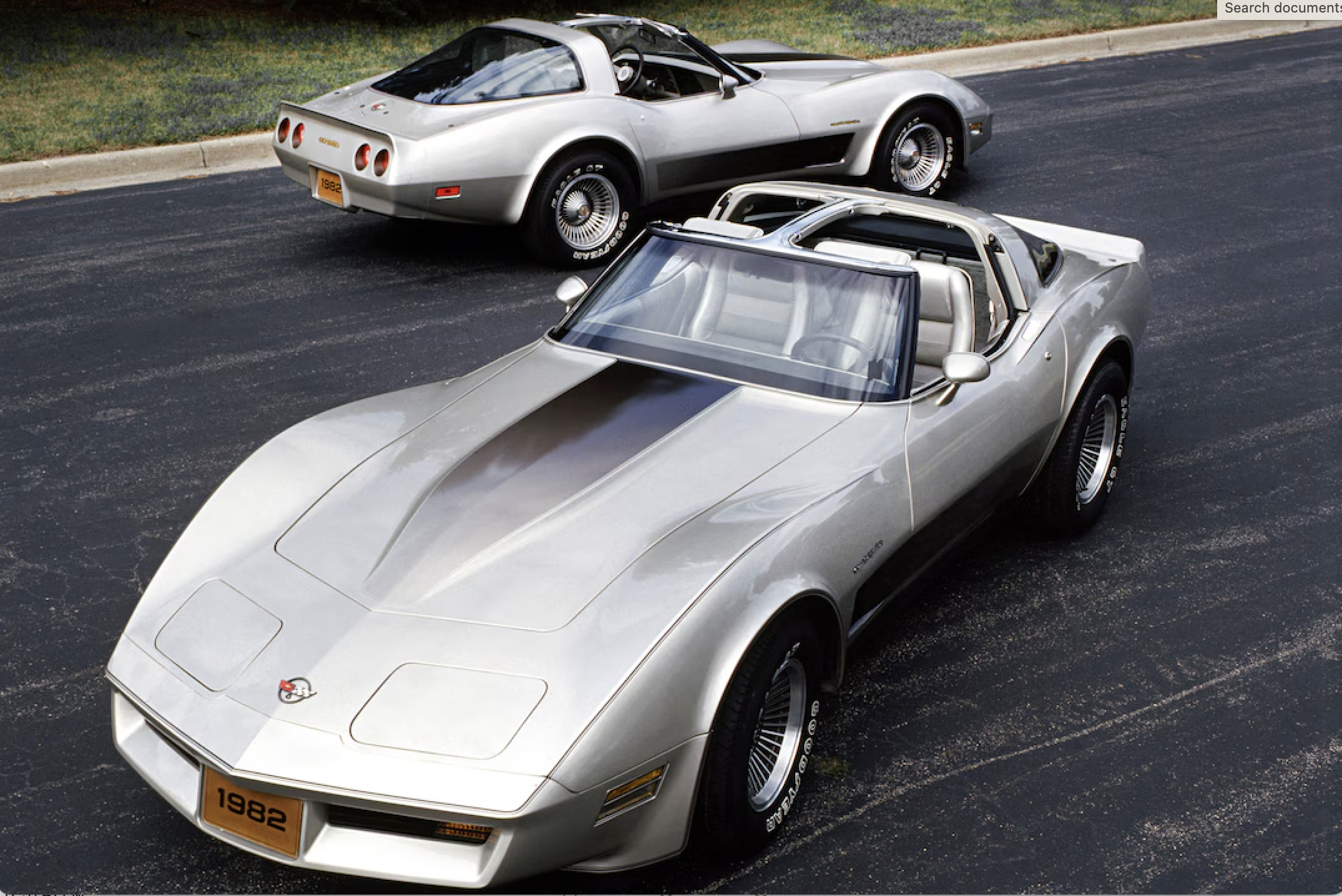 silver c3 corvettes