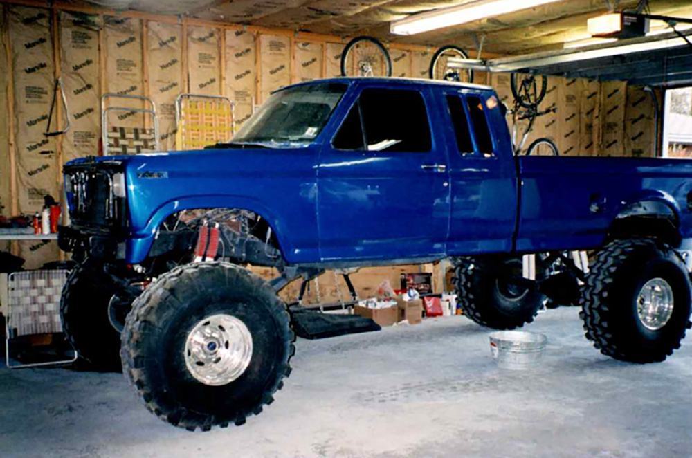 Blue 1984 Ford F250 XLT Lariat “Monster Truck”