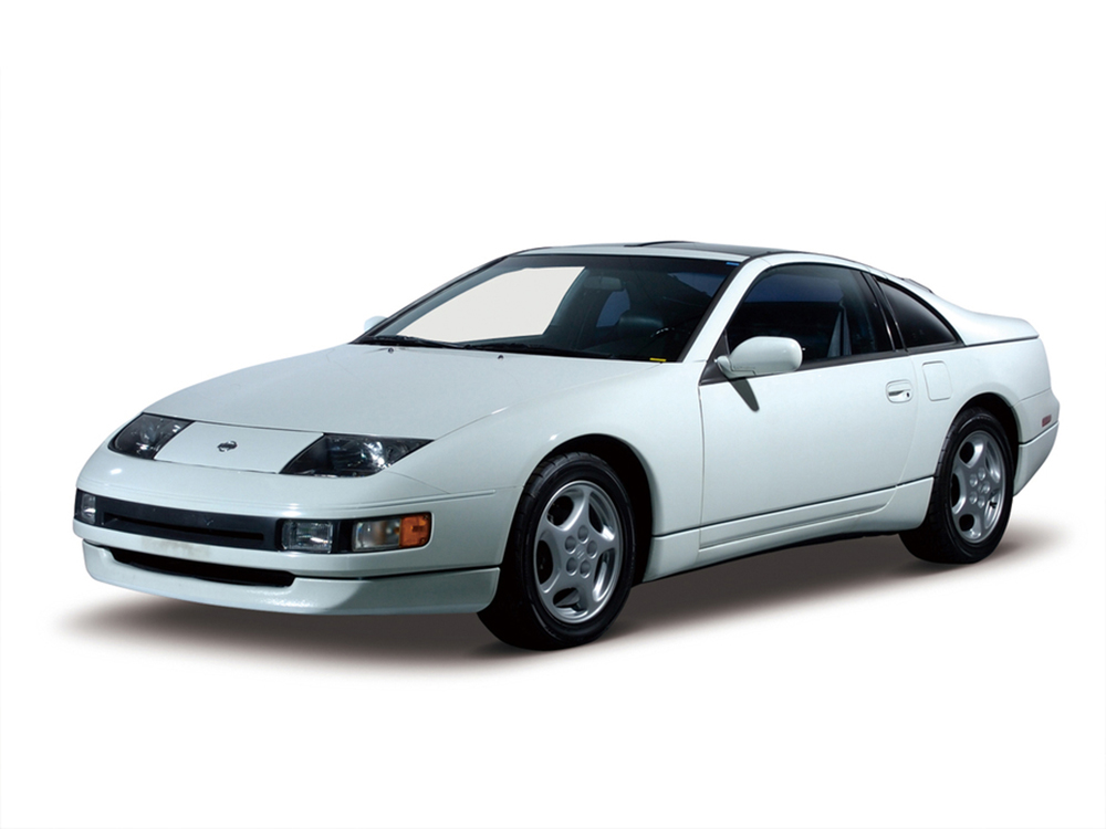 white Nissan 300ZX